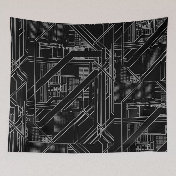 Item preview, Monochrome Paths designed and sold by grafo.