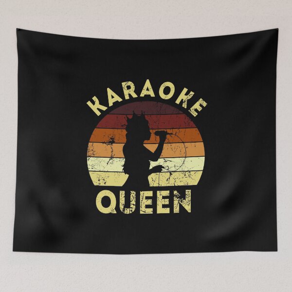Item preview, Karaoke Queen Retro Karaoke Singer designed and sold by juvajay.