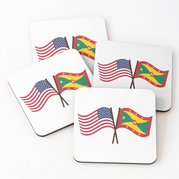 Item preview, Grenada USA Unity Flags designed and sold by IdentiTee Studios.