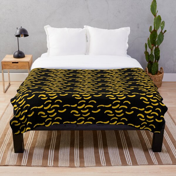 Item preview, Black-Yellow Wave Pattern designed and sold by Lila-fu.