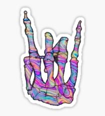 Rainbow Hand Sticker