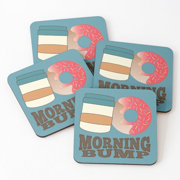 Item preview, FUNNY DONUT SAYING - COFFEE AND DONUTS MORNING BUMP designed and sold by Cr1sV.
