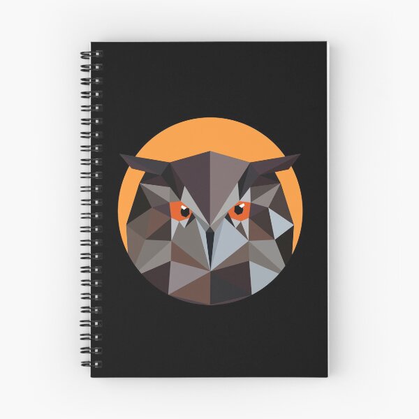Item preview, Owl in polygonal style. Geometric portrait of an owl. Night Bird designed and sold by Verpax.