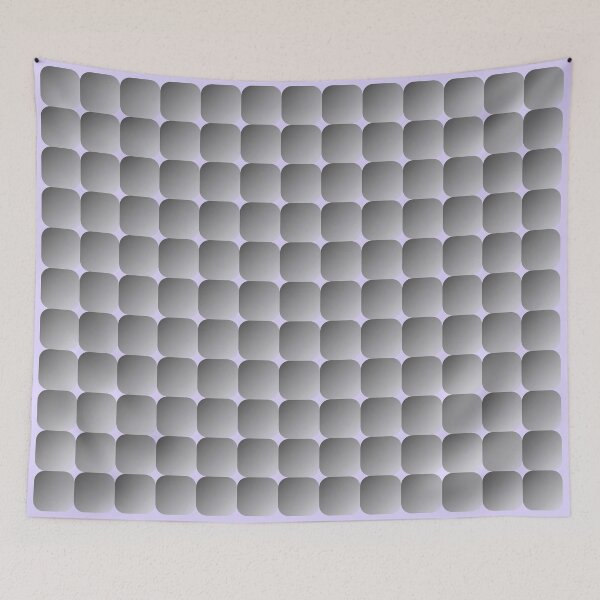 Item preview, Retro Square Scales - Pastel Purple and Grey designed and sold by Quooki.