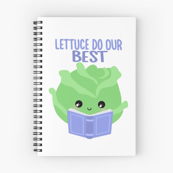 Item preview, Lettuce Do Our Best - Food Funny Cute - lettuce pun - food pun designed and sold by GoodMoodFood.