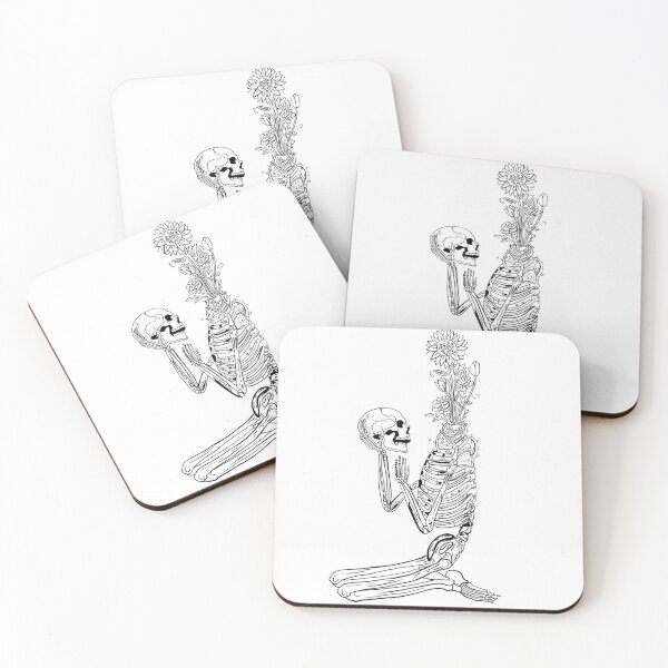 Item preview, Skeleton flowers botany designed and sold by lucky-fern.