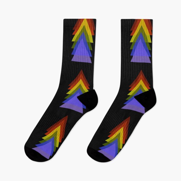 Item preview, Geometric patterned colorful rainbow designed and sold by Sowmya-P.