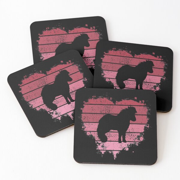 Item preview, Icelandic Horse Vintage Heart Gift For Valentine's Day designed and sold by JokeGysen.