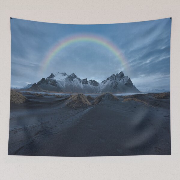Item preview, rainbow over the mountain designed and sold by Marlow31.