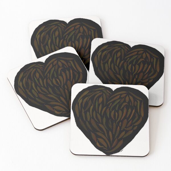 Item preview, Gumleaf Love-Heart, White Background designed and sold by Geoff Treagus.