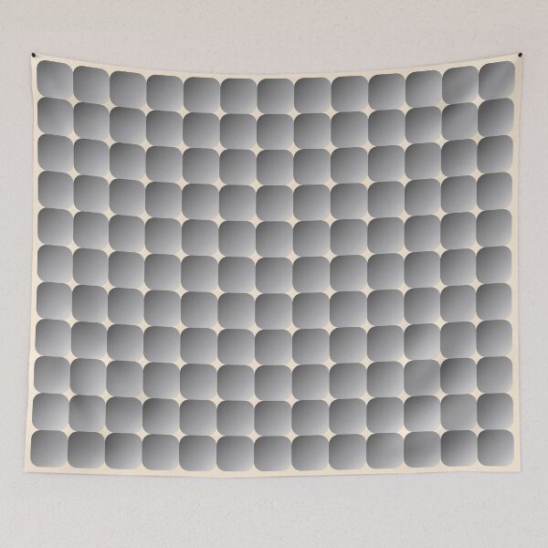Item preview, Retro Square Scales - Pastel Beige and Grey designed and sold by Quooki.
