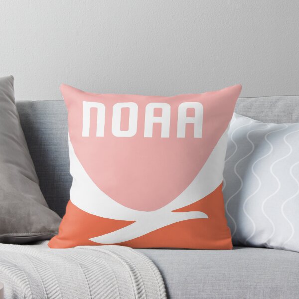 Aperçu de l'œuvre Logo NOAA (orange et rose) créée et vendue par Minnip0ps.