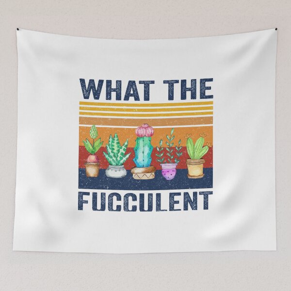 Item preview, What the Fucculent Funny Succulent Cactus Potter Plants Lover designed and sold by joykart.