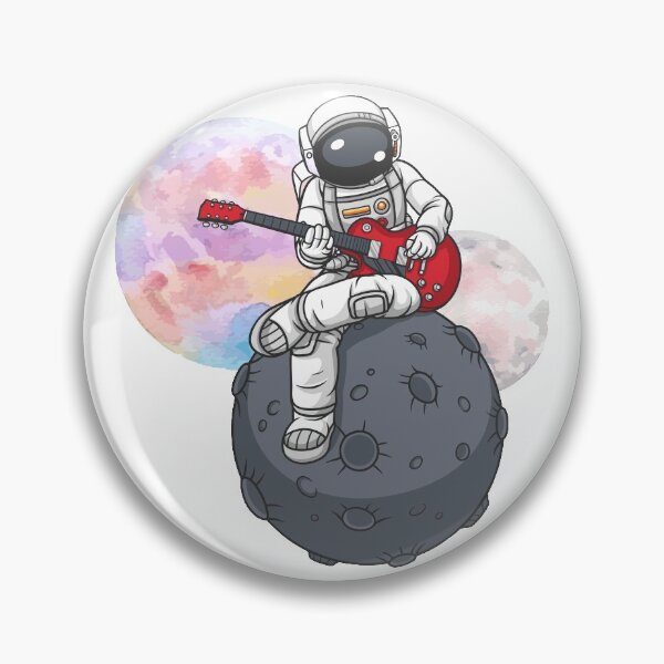 Item preview, Guitar astronaut designed and sold by Curlyhaire.
