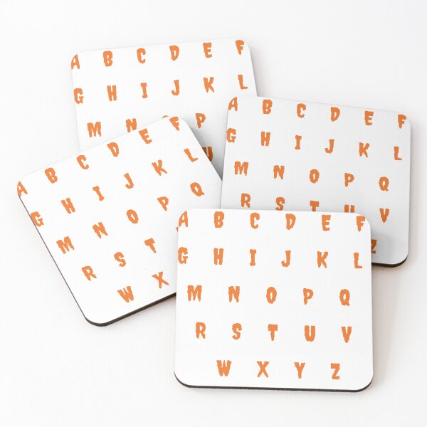 Item preview,  alphabet letters pack orange designed and sold by venus-ian.