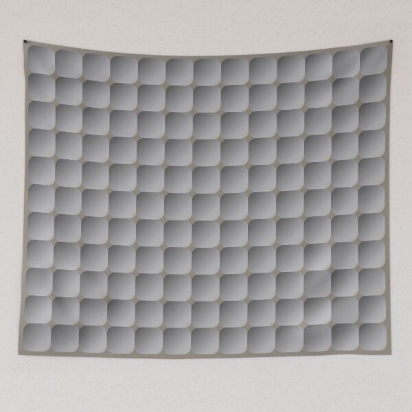 Item preview, Retro Square Scales - Dark Beige and Grey designed and sold by Quooki.