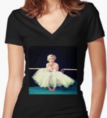Marilyn Monroe Fitted V-Neck T-Shirt