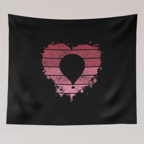 Item preview, Hot Air Balloon Vintage Heart Gift For Valentine's Day designed and sold by JokeGysen.