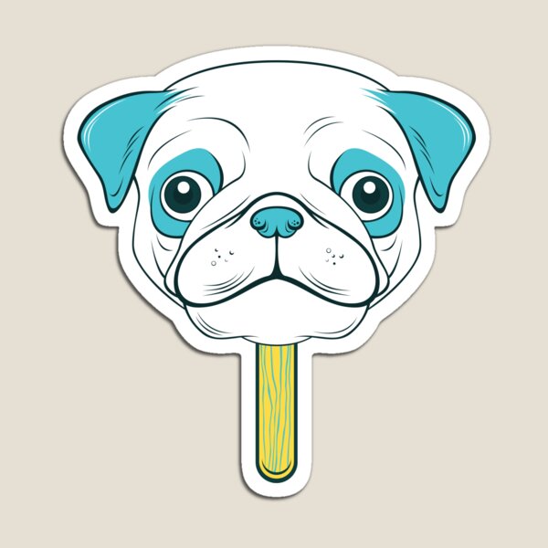 Pugsicle Magnet