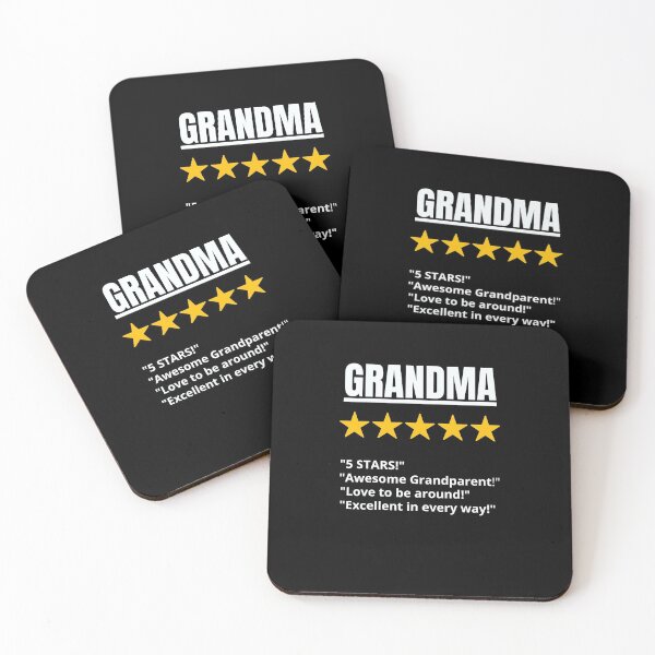 Item preview, grandma gift 5 star  designed and sold by BlessItAllTees.