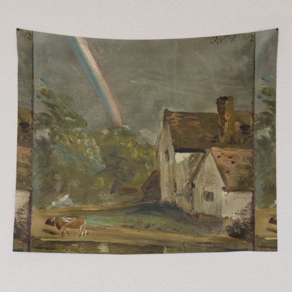 Item preview, willy lotts cottage with a rainbow  - John Constable designed and sold by Vintage Designs +.