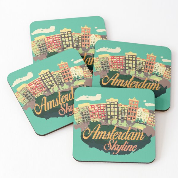 Artikelvorschau, Amsterdam Skyline entworfen und verkauft von Arteria Mix.