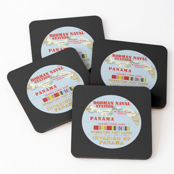 Item preview, Just Cause - Rodman Naval Station - CZ w Map w Svc Ribbons designed and sold by Military Insignia Products.