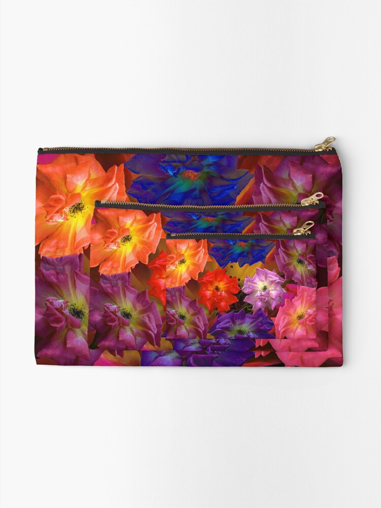 Vista alternativa de Bolsos de mano Big Roses Background