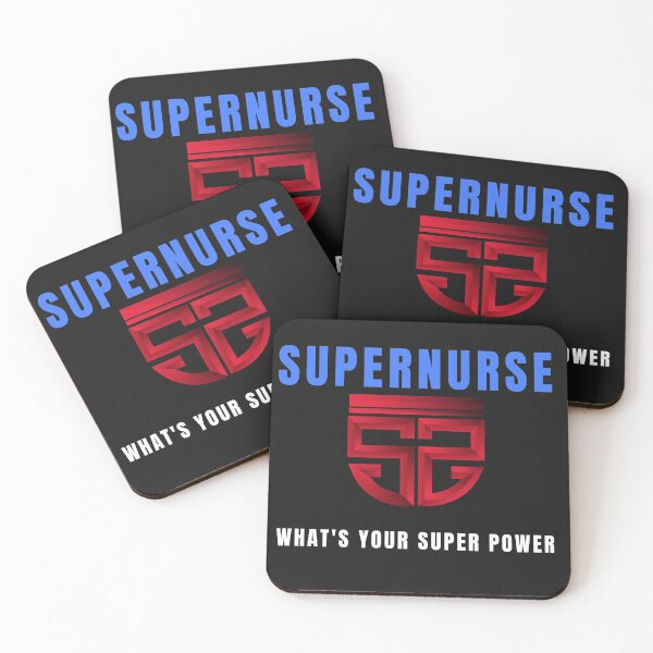 Item preview, SUPERNURSE, WHATS YOUR POWER, NURSE MEME, CARING NURSE, designed and sold by R B Chrystal.