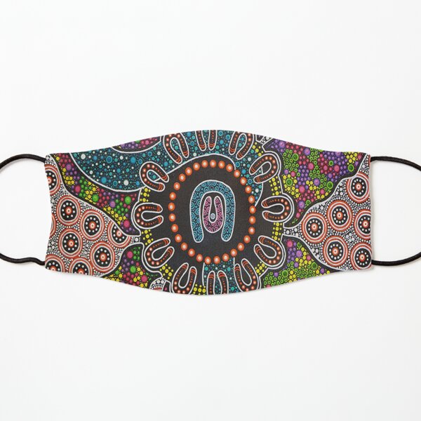 Australian Aboriginal Art Kids Mask