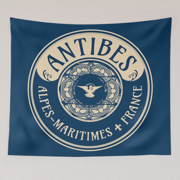 Item preview, Antibes, Alpes-Maritimes, France Art Nouveau T-Shirt + Sticker Mono Design designed and sold by ROADTROOPER.