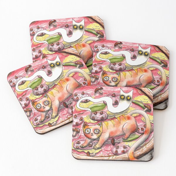Item preview, Cat pizza  designed and sold by riveydraws.