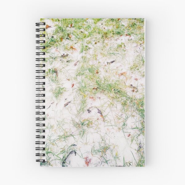 Item preview, First snow, natural background, green grass covered with snow  designed and sold by helenkaiy.