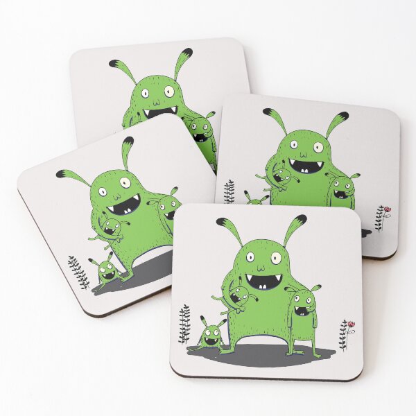 Item preview, Green Monster Family designed and sold by thersant.