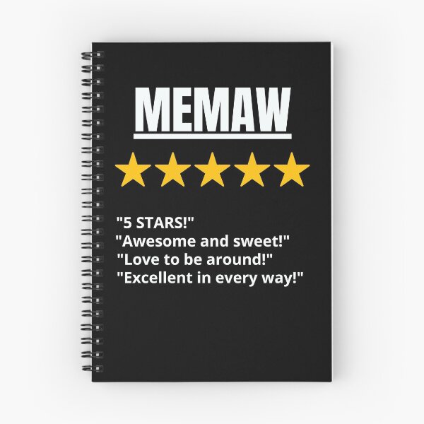 Artikelvorschau, Memaw Geschenk 5 Sterne entworfen und verkauft von BlessItAllTees.
