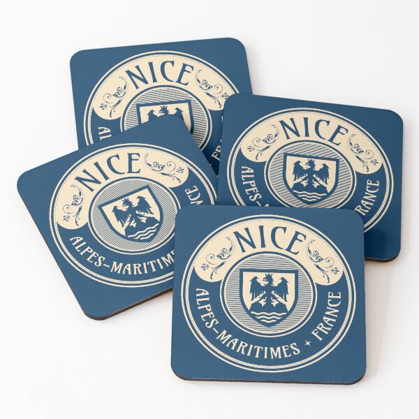 Item preview, Nice, Alpes-Maritimes, France Art Nouveau T-Shirt + Sticker Mono Design designed and sold by ROADTROOPER.