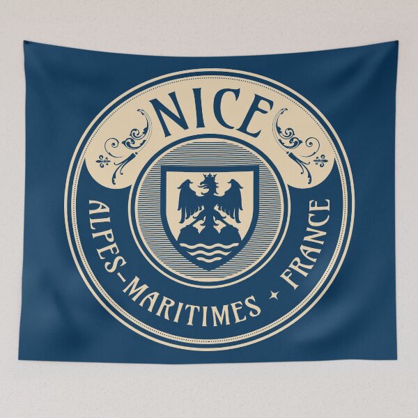 Item preview, Nice, Alpes-Maritimes, France Art Nouveau T-Shirt + Sticker Mono Design designed and sold by ROADTROOPER.