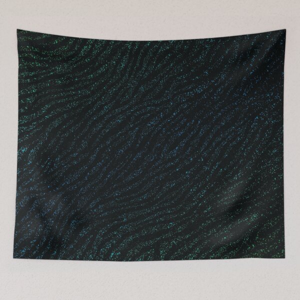 Item preview, Savage Glitter Style Black and Turquoise Tiger Pattern Animal Print Wild Safari designed and sold by GDCdesigns.