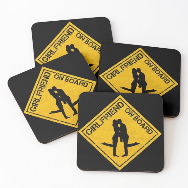 Item preview, Girlfriend On Board Sticker Sign For Cars | Valentines Day designed and sold by CAUTION SHOP.