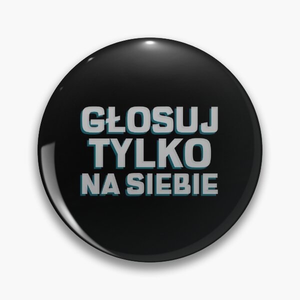 Item preview, Głosuj tylko na siebie. Voting for yourself.  Polish gifts, design from Poland designed and sold by PunchText designs.