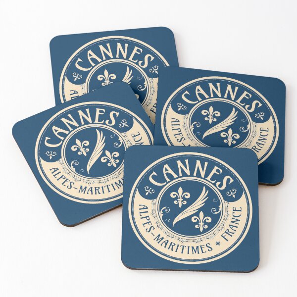 Item preview, Cannes, Alpes-Maritimes, France Art Nouveau T-Shirt + Sticker Mono Design designed and sold by ROADTROOPER.