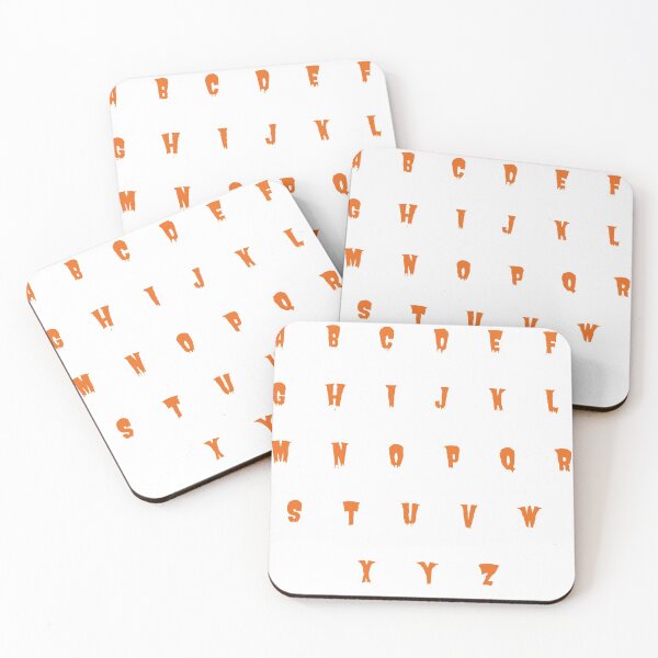 Item preview, alphabet letters pack orange halloween designed and sold by venus-ian.