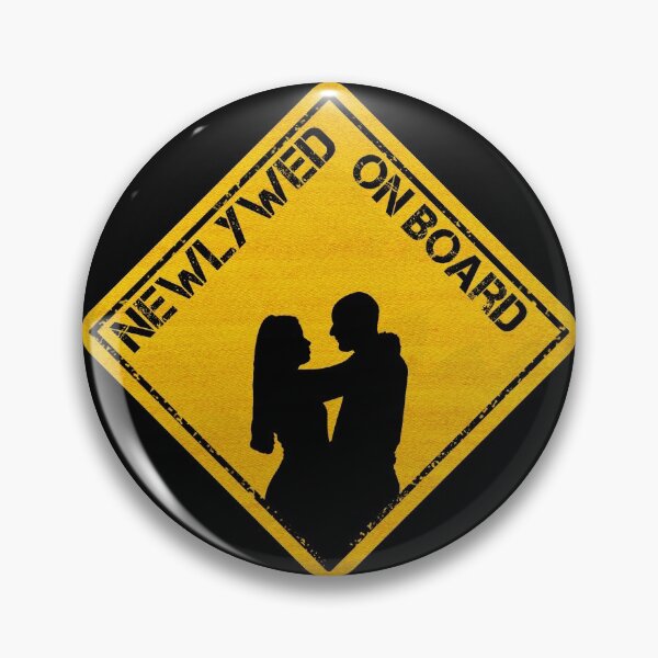 Item preview, Newlywed On Board Sticker Sign For Cars | Valentines Day designed and sold by CAUTION SHOP.