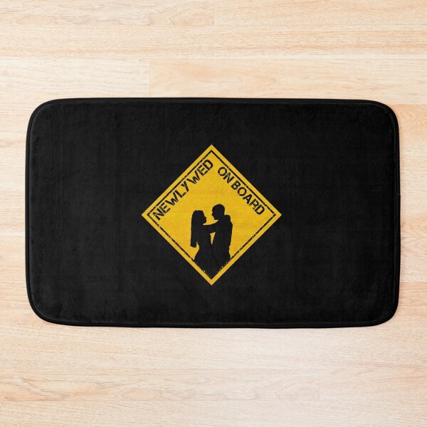 Item preview, Newlywed On Board Sticker Sign For Cars | Valentines Day designed and sold by CAUTION SHOP.