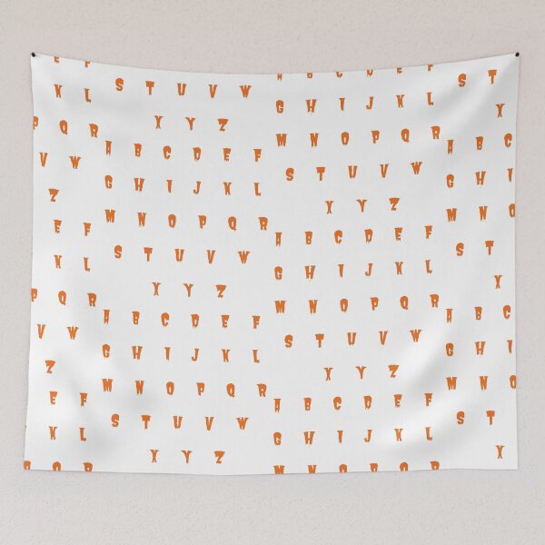 Item preview, alphabet letters pack orange halloween designed and sold by venus-ian.