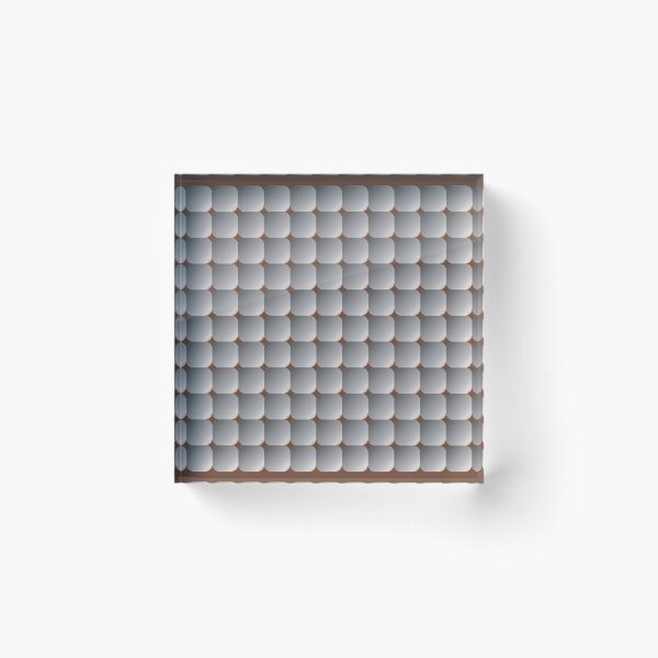Item preview, Retro Square Scales - Brown and Grey designed and sold by Quooki.