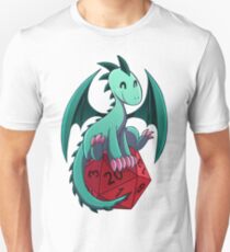 D&D - Dragons and Dice! (Green Dragon) Unisex T-Shirt