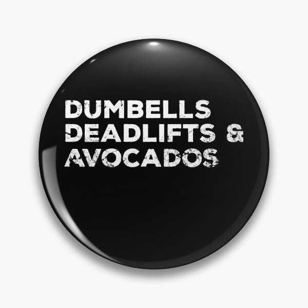 Item preview, DUMBELLS DEADLIFTS & AVOCADOS designed and sold by noahs-shop.