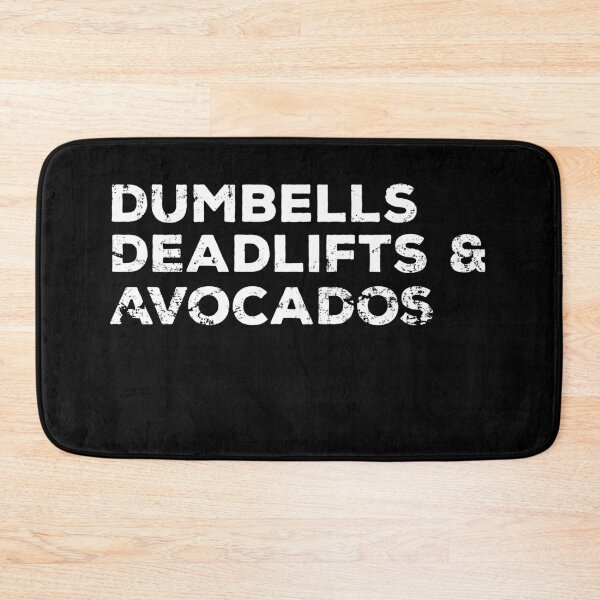 Item preview, DUMBELLS DEADLIFTS & AVOCADOS designed and sold by noahs-shop.