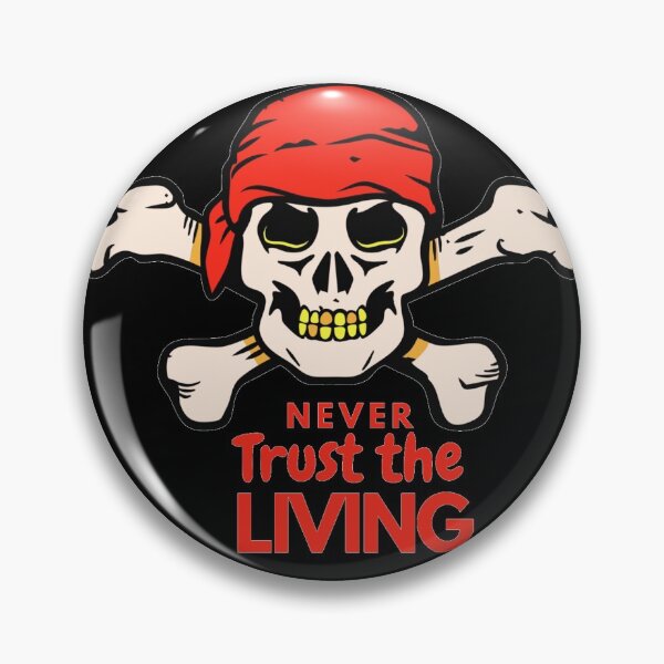 Item preview, Never Trust The Living- Funny Skull designed and sold by Kriti Rastogi.